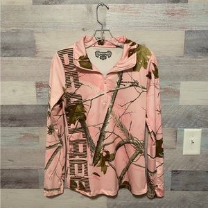 Pink Realtree Camo 1/4 Zip